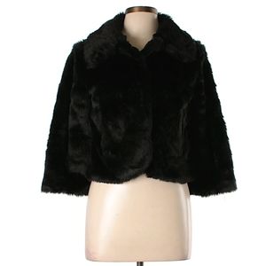 Black Faux Fur Jacket